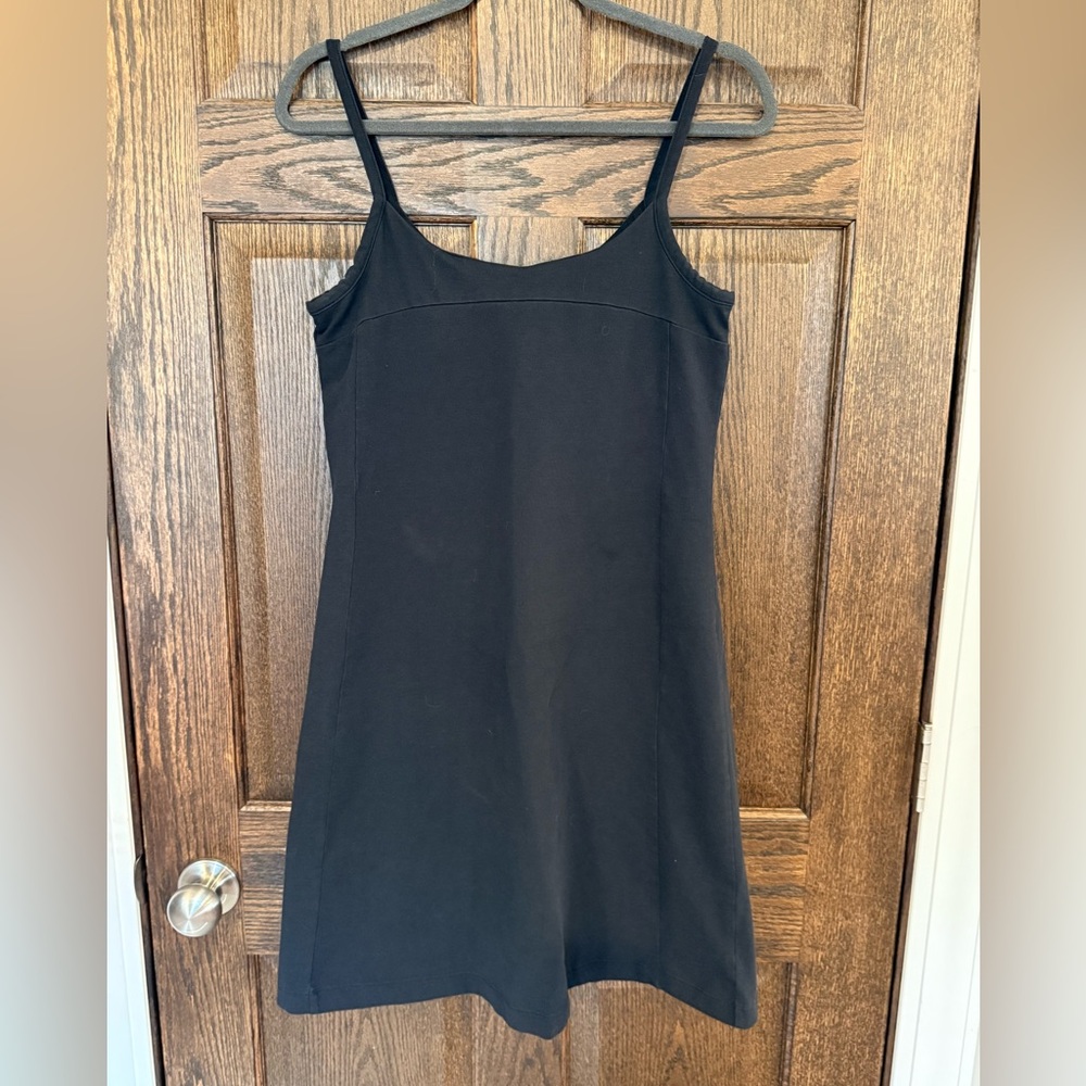 Patagonia Black Organic Cotton Tank Dress